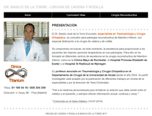 Tablet Screenshot of basiliodelatorre-cirugiaortopedica.com